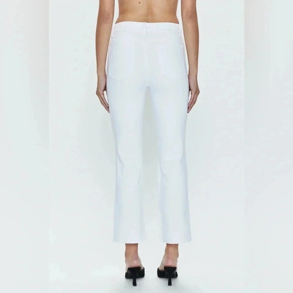 NWT PISTOLA Lennon High Rise Crop Boot - Cloud Vintage White Size 32 - Picture 4 of 7